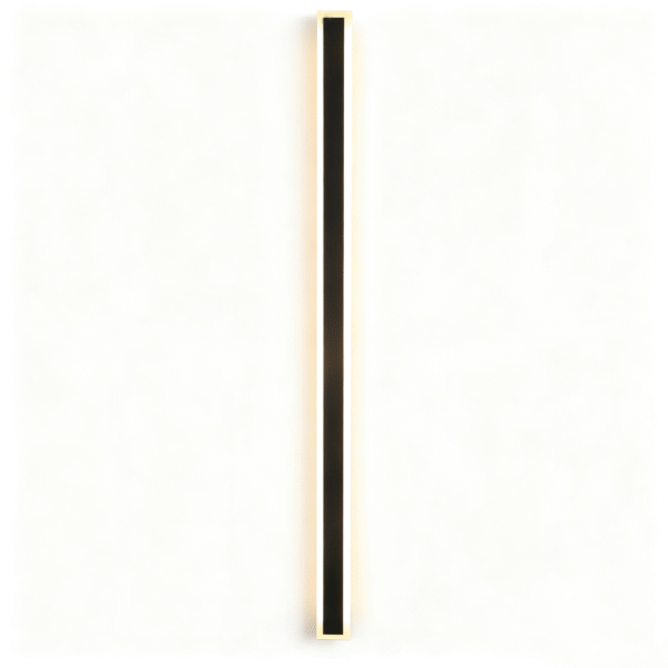 Black outdoor wall lamp with adjustable light from 3000K to 6000K, modern LED wall lamp suitable for patio, garden and courtyard.